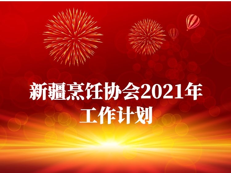 新疆烹饪协会2021年工作计划